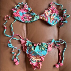 Floral Brazilian bikini